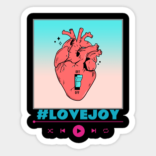 Limited Edition - Vintage Style - lovejoy music Sticker